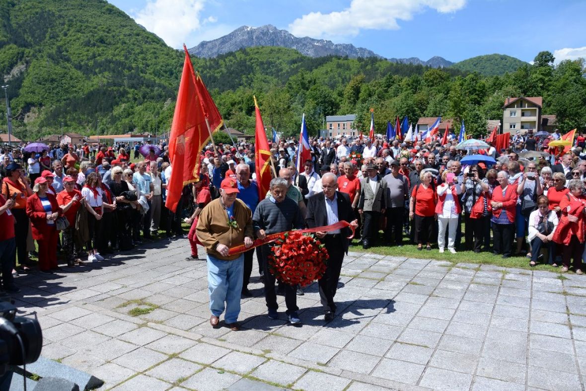 Foto: AA/bilježena godišnjica Bitke za ranjenike na Neretvi, Jablanica 2019.