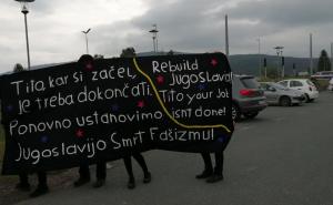 Foto: Dnevnik.hr / Protesti antifašista u Bleiburgu