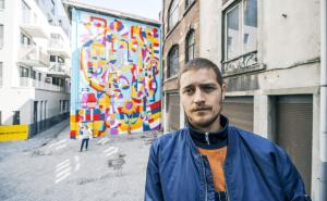 Foto: Privatni album / Mural Rikarda Druškića u Briselu