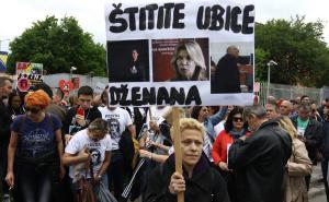 Foto: Dženan Kriještorac / Radiosarajevo.ba / Sa pretesta u Sarajevu ispred pravosudnih institucija