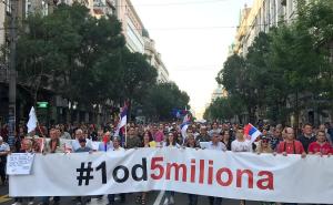 Foto: Twitter / Sa protesta protiv vlasti „Jedan od pet miliona“