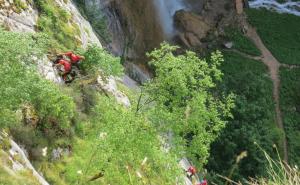 Foto: GSS / Prostor izvođenja vježbe je lokalitet planine Ozren u okolini vrha Bukovik i vodopada Skakavac