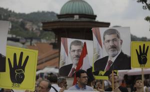 FOTO: AA / Protest u Sarajevu zbog smrti Mohameda Morsija