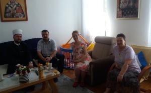 Foto: Muftijstvo zeničko / Muftija Dizdarević u posjeti porodici Maleša