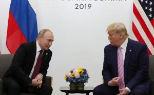 Foto: EPA-EFE / Sastanak Vladimira Putina i Donalda Trumpa na sastanku lidera G20 u Osaki