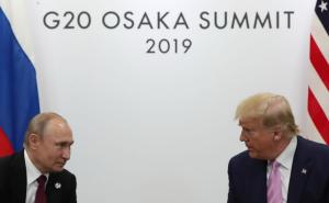 Foto: EPA-EFE / Sastanak Vladimira Putina i Donalda Trumpa na sastanku lidera G20 u Osaki