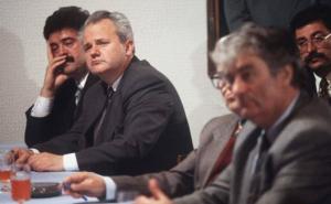 Foto: Sense / Bulatović, Milošević i Karadžić