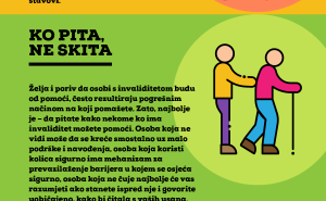 Ilustracija: Azra Kadić, Radiosarajevo.ba  / Bonton ponašanja prema osobama s invaliditetom 