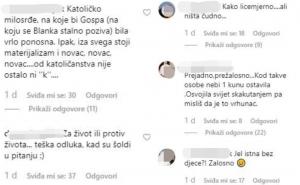 Foto: Screenshot / Neke od poruka upućene hrvatskoj atletičarki Blanki Vlašić