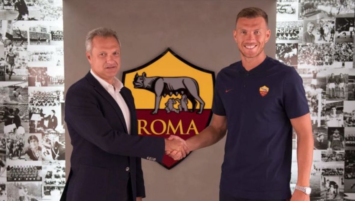 Foto: AS Roma/Zvanično: Edin Džeko donio odluku, potpisao ugovor do 2022. godine