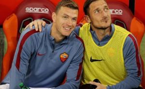 Twitter / Edin Džeko i Francesco Totti su veliki prijatelji