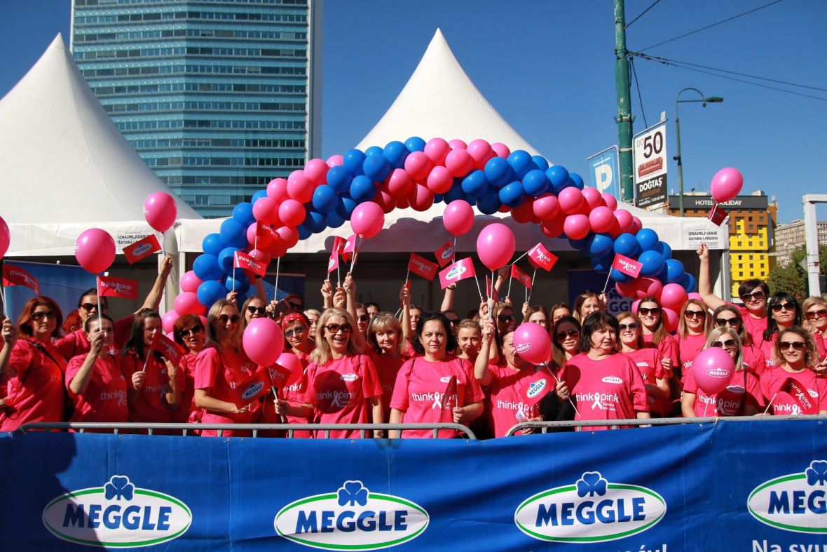 Foto: Meggle/Uposlenice kompanije Meggle u prvim redovima Trke za život