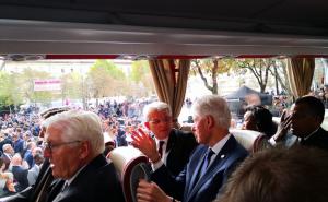 FOTO: Facebook / efik Džaferović susreo se sa bivšim predsjednikom SAD-a Billom Clintonom