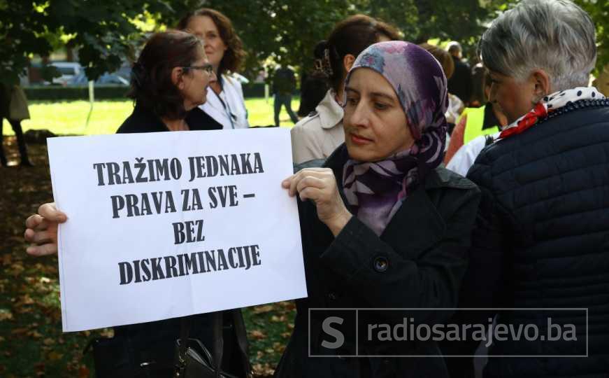 Protest medicinara u Sarajevu