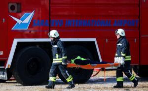 FOTO: Facebook / Održana vježba „Nesreća aviona u krugu Međunarodnog aerodroma Sarajevo"