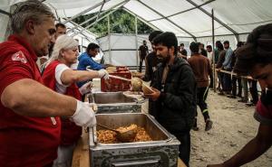 Foto: Crveni križ FBiH / Migranti i izbjeglice u Vučjaku