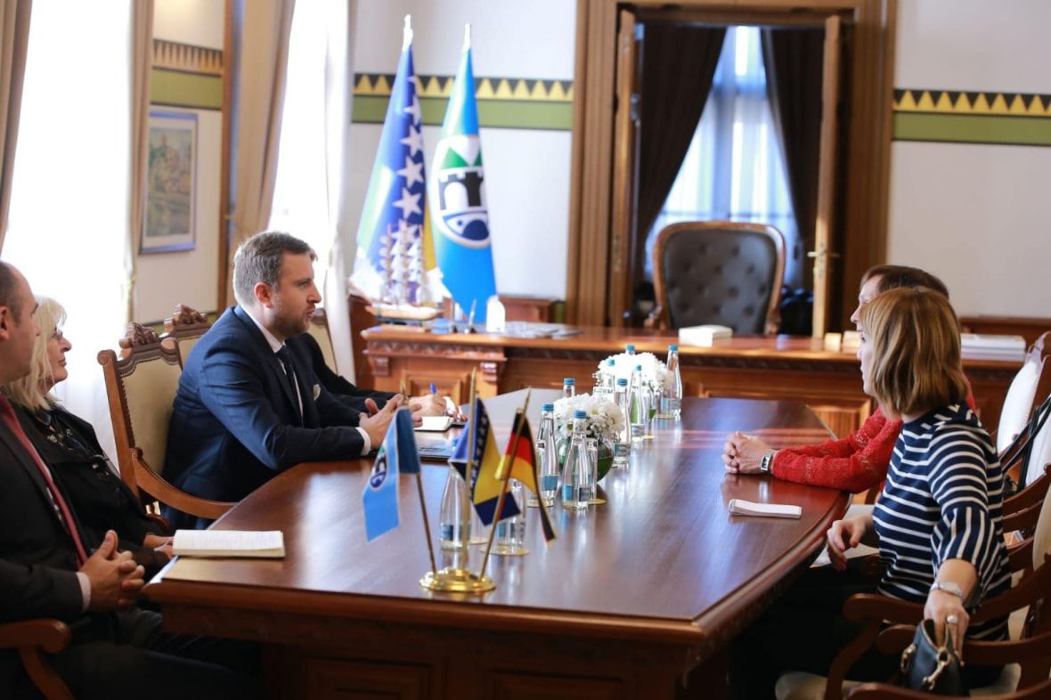Foto: Facebook/Abdulah Skaka primio ambasadoricu Njemačke Margret Mariju Uebber