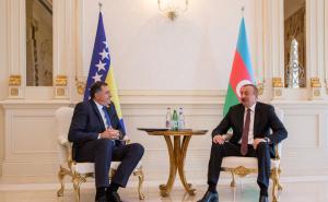 Foto: Predsjedništvo BiH / Milorad Dodik se sastao sa predsjednikom Azerbejdžana Ilhamom Aliyevim