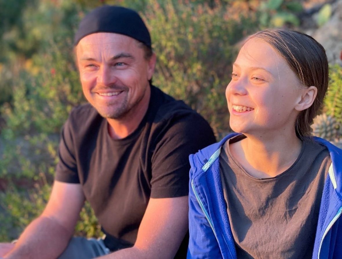 Foto: Instagram/Leonardo DiCaprio i Greta Thunberg