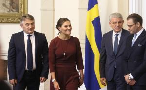 Foto: Dž. Kriještorac/Radiosarajevo.ba / Švedska princeza i princ se susreli sa članovima Predsjedništva BiH