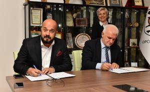 Foto: A. Kuburović/Radiosarajevo.ba / S potpisivanja Sporazum o regulisanju međusobnih prava i obaveza gradnje tramvajske pruge Ilidža-Hrasnica