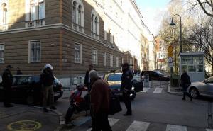 FOTO: Radiosarajevo.ba / Nesreća se dogodila u blizini jednog od službenih ulaza u zgradu Predsjedništva BiH
