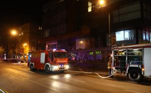 Foto: Dž. Kriještorac/Radiosarajevo.ba / Požar u BBI centru