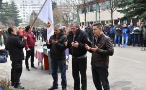 Foto: A. Kuburović/Radiosarajevo.ba / Radnici GRAS-a otpočeli protest