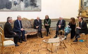 FOTO: AA / Predsjednik Italije Sergio Mattarella primio Šefika Džaferovića