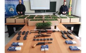 Foto: Hrvatska policija / Droga je zaplijenjena u laboratoriji, koja je otkrivena na tavanu kuće