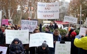 Foto: AA / Protest roditelja njegovatelja u Hrvatskoj