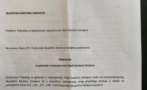 Foto: Radiosarajevo.ba / Potpisi za smjenu Vlade KS i Konakovića