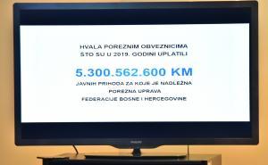 Foto: A. Kuburović/Radiosarajevo.ba / Porezna uprava FBiH predstavile rezultate rada u 2019. godini