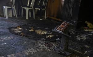 FOTO: AA / Jevrejski doseljenici zapalili džamiju u Istočnom Jerusalemu