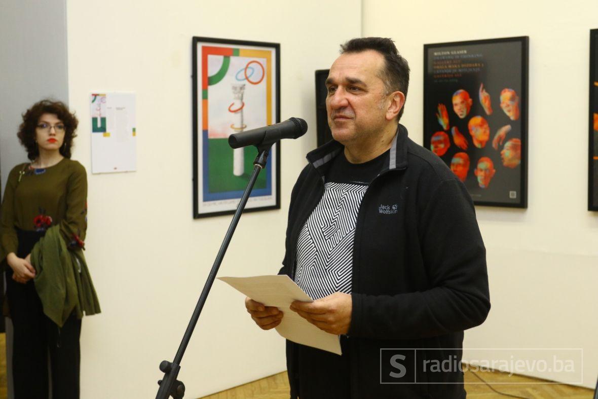 Foto: Dž. Kriještorac/Radiosarajevo.ba/U Umjetničkoj galeriji BiH otvorena izložba "Milton Glaser"