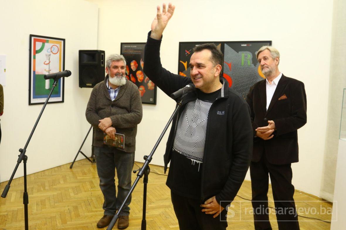 Foto: Dž. Kriještorac/Radiosarajevo.ba/U Umjetničkoj galeriji BiH otvorena izložba "Milton Glaser"