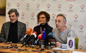 Foto: A. Kuburović/Radiosarajevo.ba / S konferencije za medije uoči predstave "Umri muški"