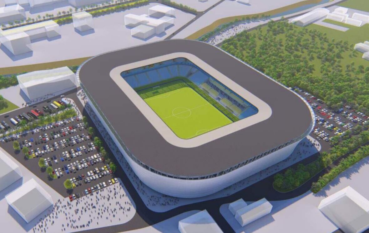 Vizualizacija planiranog stadiona  - undefined