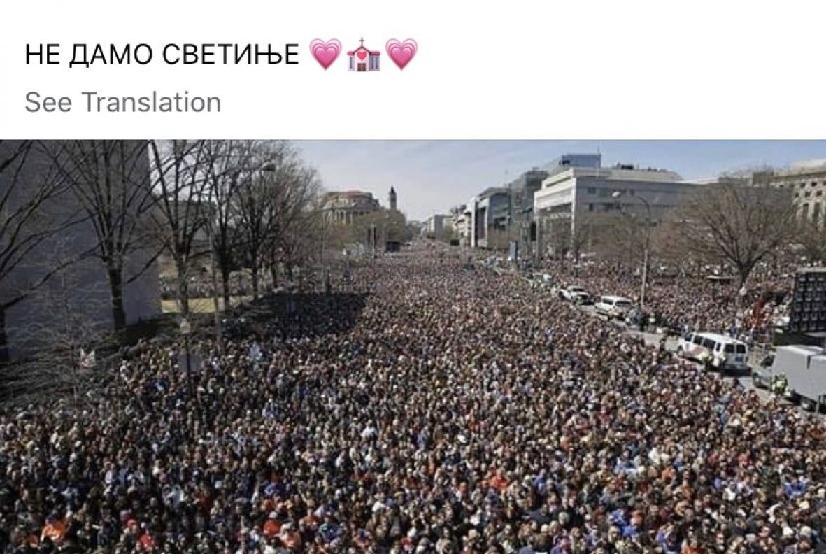 Lažna fotografija o broju građana - undefined