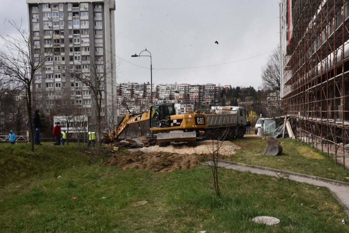 Foto Dio Građevinskog Fakulteta U Sarajevu Se Pretvara U