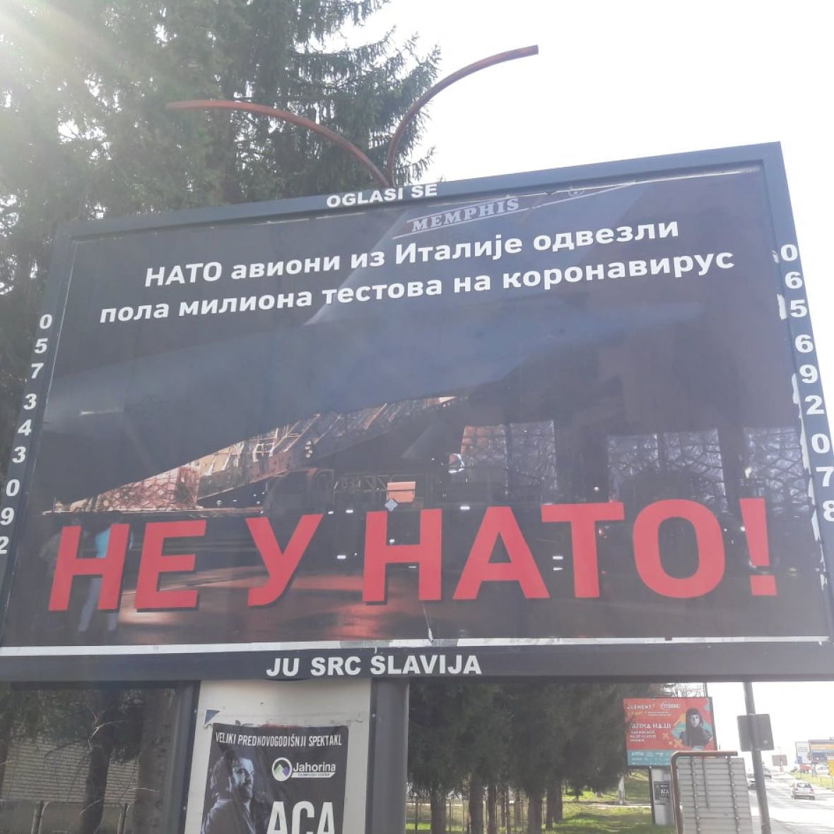 Plakat u Istočnom Sarajevu - undefined