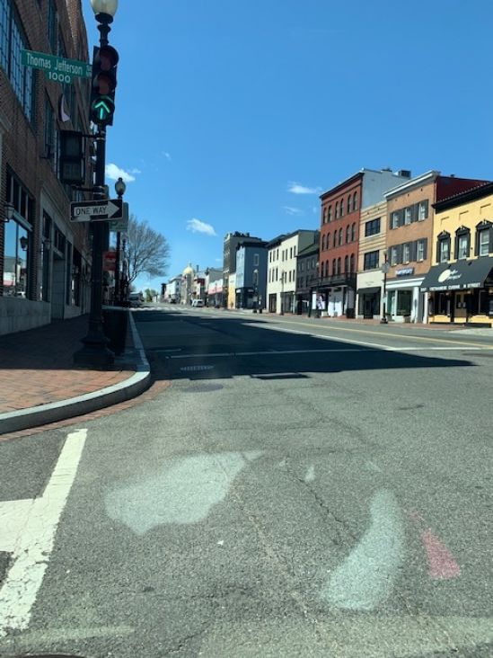 Ulice Georgetowna potpuno puste - undefined