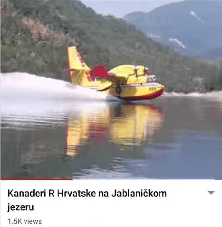 Air Tractor na Jablaničkom jezeru - undefined