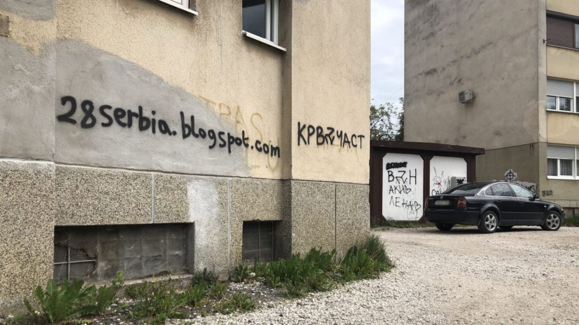 Naziv bloga na kome se promoviraju neonacističke ideje ispisan je pored naziva grupe Krv i čast u Prijedoru - undefined