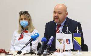 Foto: Dž. K. / Radiosarajevo.ba / S press konferencije Sindikata osnovnog obrazovanja KS
