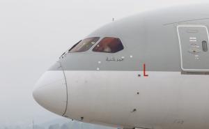 Foto: Dž. K. / Radiosarajevo.ba / Sletio avion iz Katara na Sarajevski aerodrom