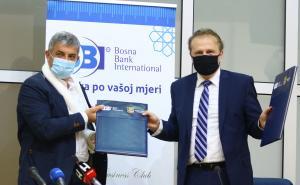 Foto: Dž. K. / Radiosarajevo.ba / Potpisan ugovor Općine Centar i BBI banke
