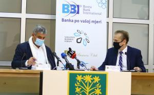 Foto: Dž. K. / Radiosarajevo.ba / Potpisan ugovor Općine Centar i BBI banke