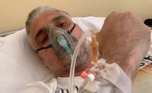 Foto: Facebook / Čedomir Jovanović tokom prošlogodišnjeg boravka u bolnici 