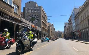 Foto: Anadolija / Prolazak motorista ulicama Sarajeva
